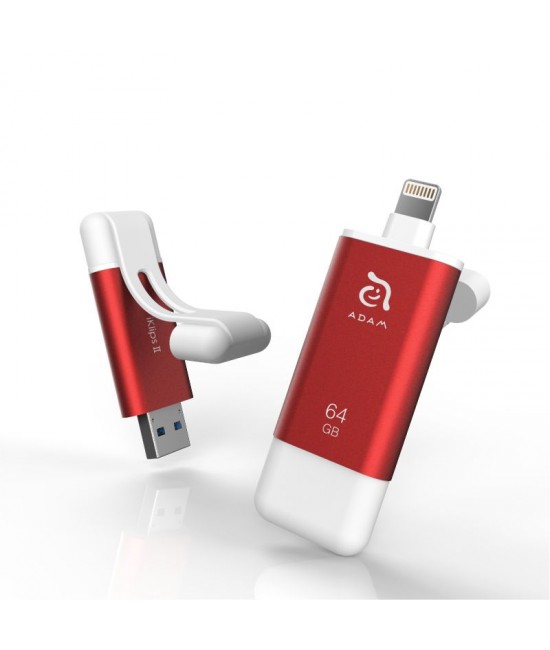 iKlips II 64GB Apple Lightning / USB 3.1 Dual-Interface iOS Flash Drive